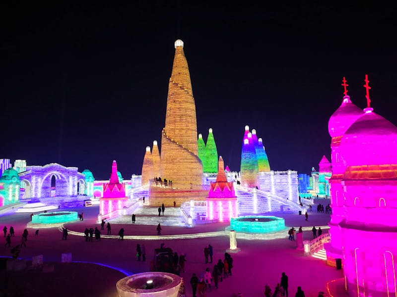 Eis- und Schneefestival in Harbin, China - ©Xiuying Zou