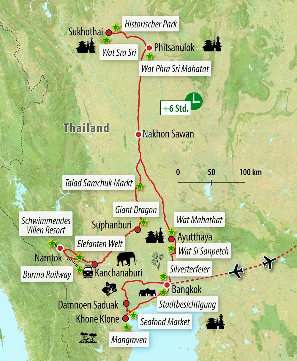 Ihre Reiseroute – © Eberhardt TRAVEL