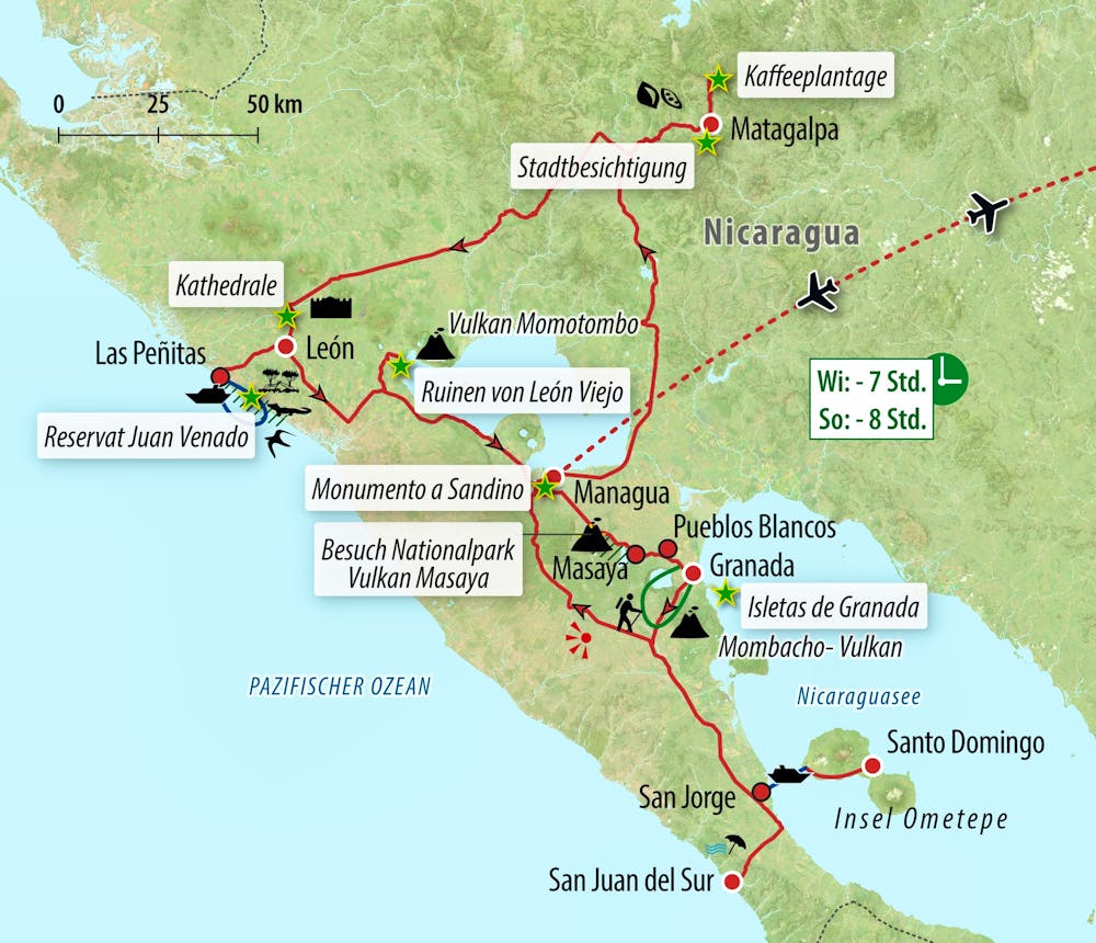 Ihre Reiseroute – © Eberhardt TRAVEL