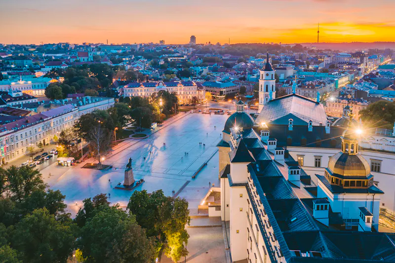 Kathedralenplatz in Vilnius  - &copy;held by GoVilnius