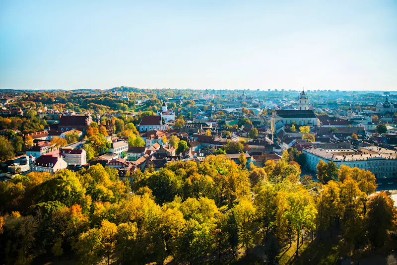 Altstadt von oben in Vilnius  - &copy;held by GoVilnius