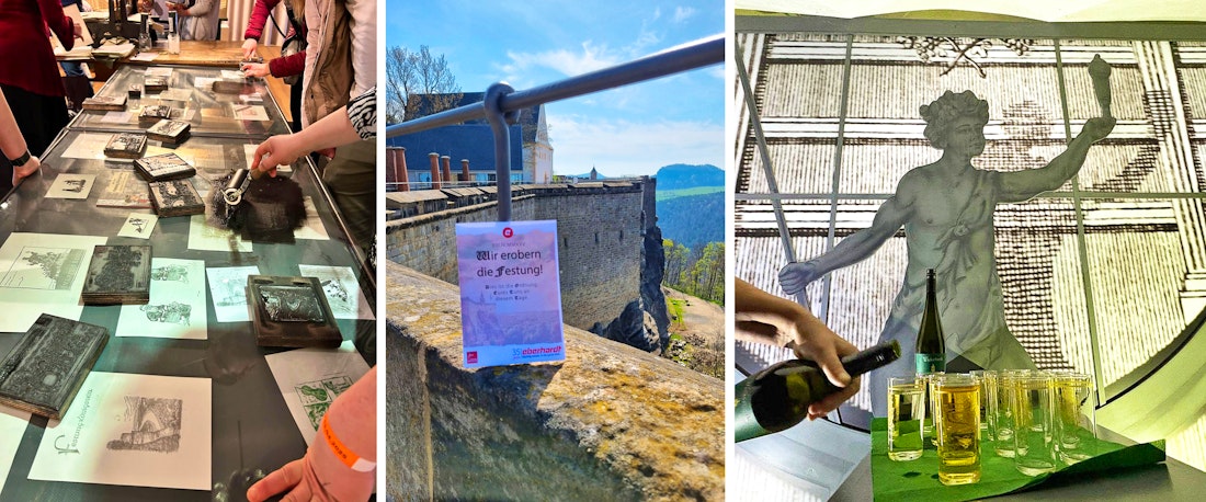 Fetsung Königstein - Druckwerkstatt & Weinprobe – © Eberhardt TRAVEL - Daniela Paulan