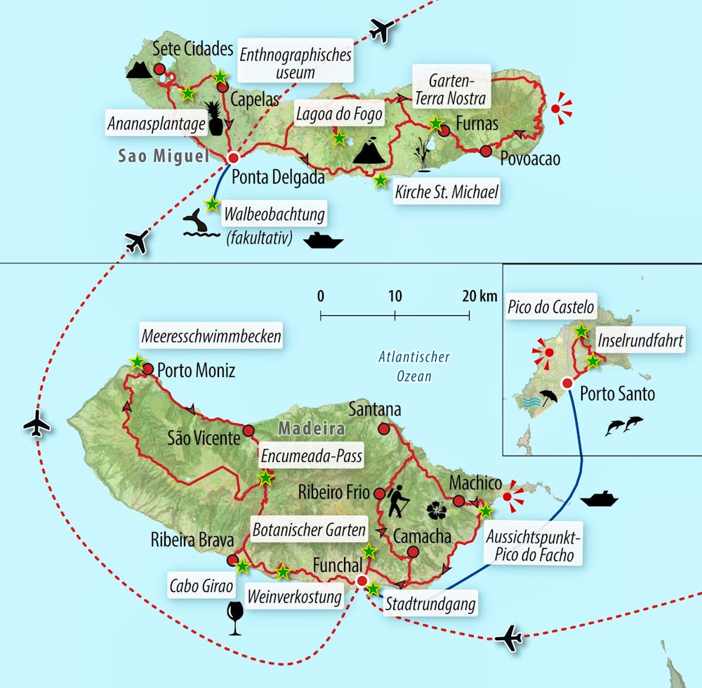 Ihre Reiseroute – © Eberhardt TRAVEL