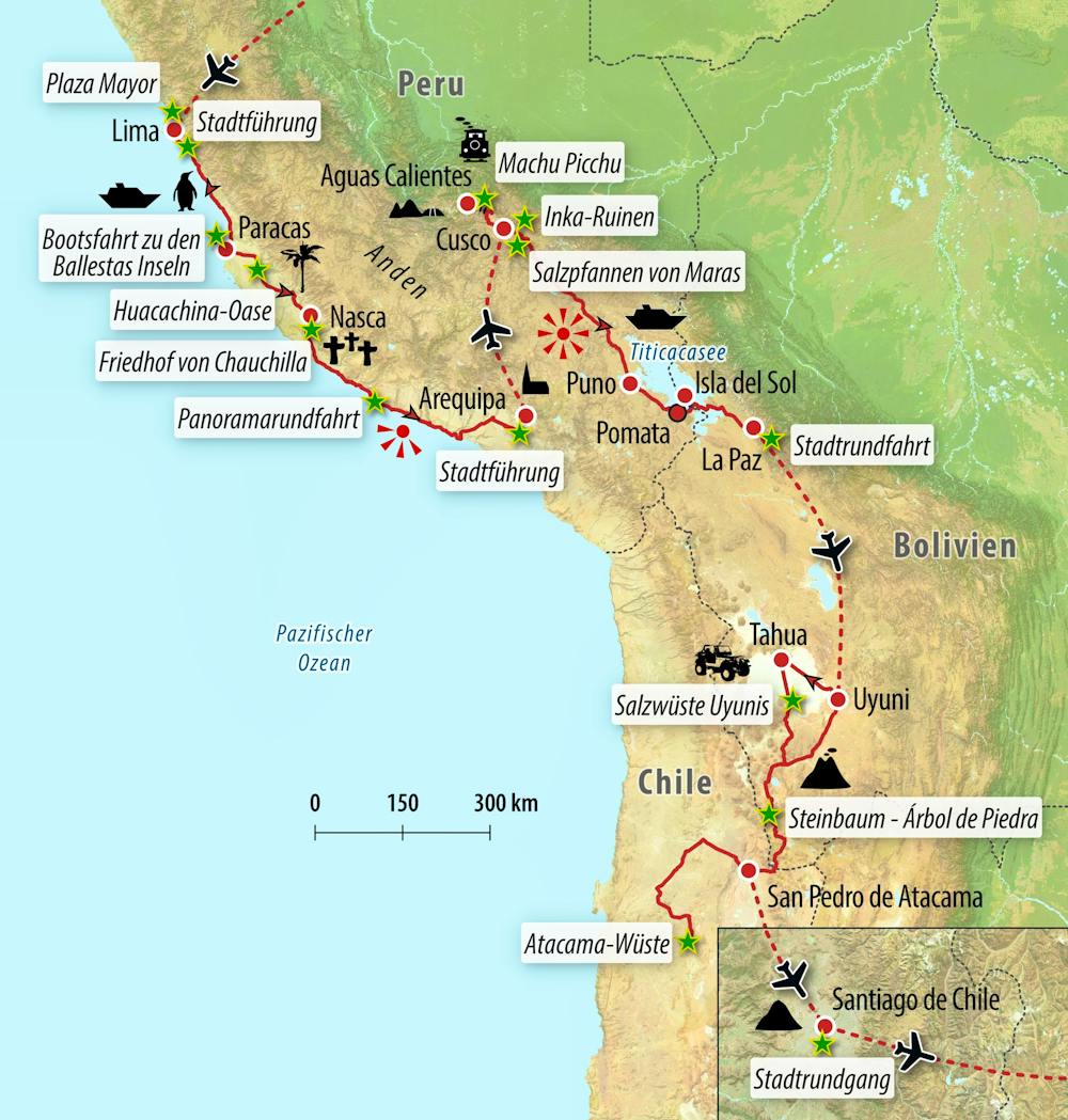 Ihre Reiseroute – © Eberhardt TRAVEL