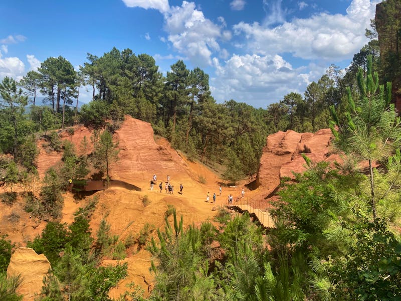 Provence - Die Ockerfelsen von Roussillon - ©Ekkehard Villing - Eberhardt TRAVEL