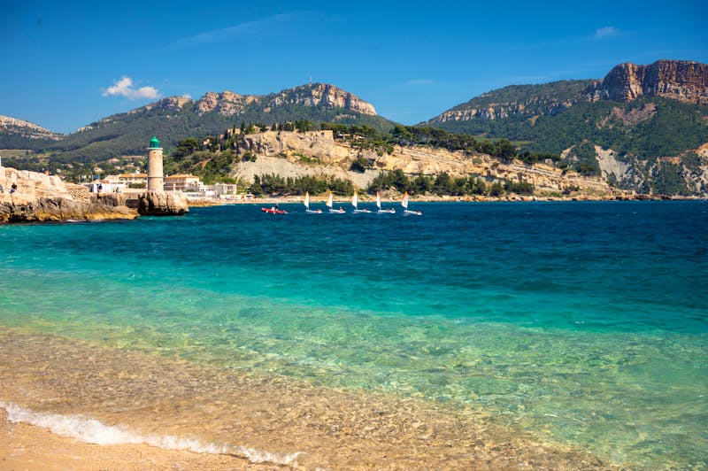 Strand in Cassis am Mittelmeer - ©barmalini - stock.adobe.com