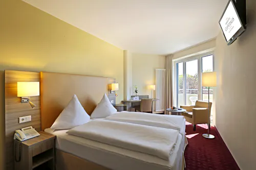 Parkhotel CUP VITALIS - Zimmerbeispiel Doppelzimmer Komfort  &ndash; &copy; Parkhotel CUP VITALIS, Foto: Jean Molitor