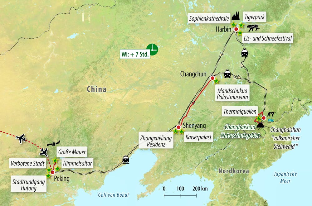 Ihre Reiseroute – © Eberhardt TRAVEL