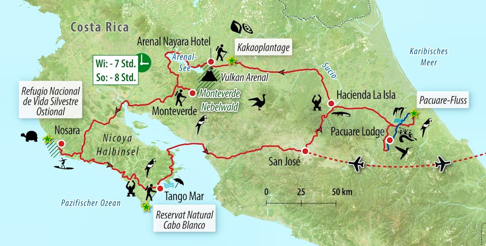 Ihre Reiseroute – © Eberhardt TRAVEL
