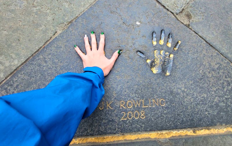 Handabdruck von J.K. Rowling in Edinburgh - ©Vivien Fiedler - Eberhardt TRAVEL