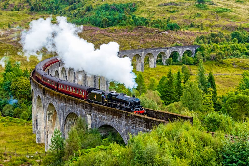 Harry Potter Zug - Jacobite Steam Train - ©Jana - stock.adobe.com