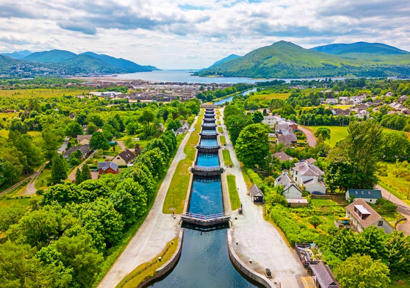 Schleusentreppe Neptun's Staircase in Fort William - ©robin - stock.adobe.com