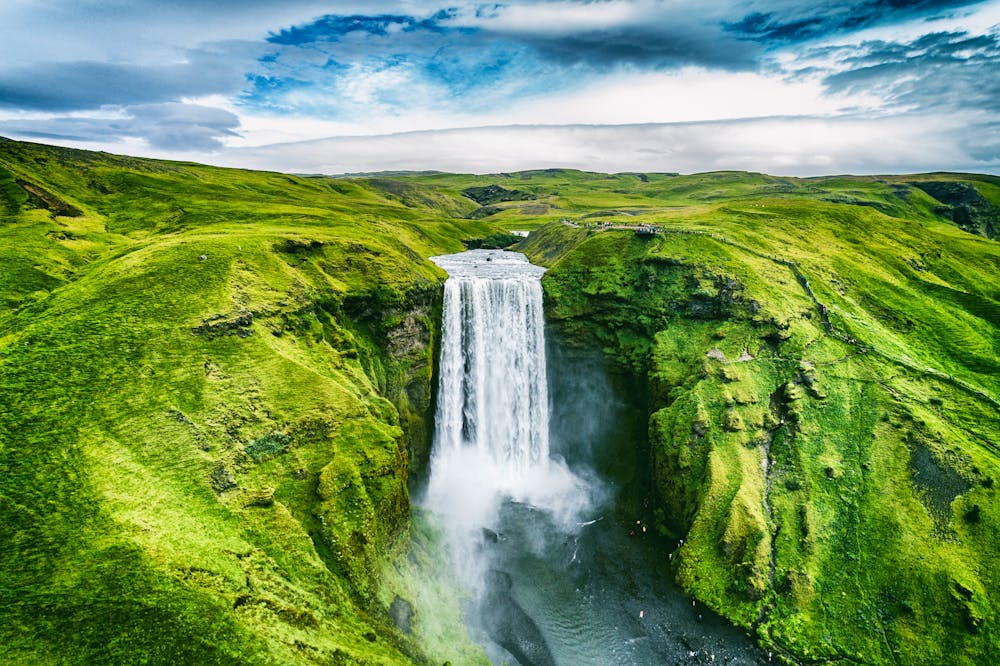 Isländischer Wasserfall Skogafoss &ndash; &copy; 77 0 97 0 114 0 105 0 100 0 97 0 118 0 0 0