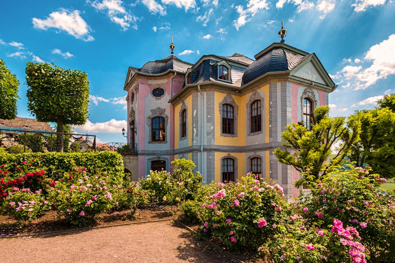 Dornburger Schlösser an der Saale in Thüringen - Rokoko-Schloss - ©Uwe Graf - stock.adobe.com