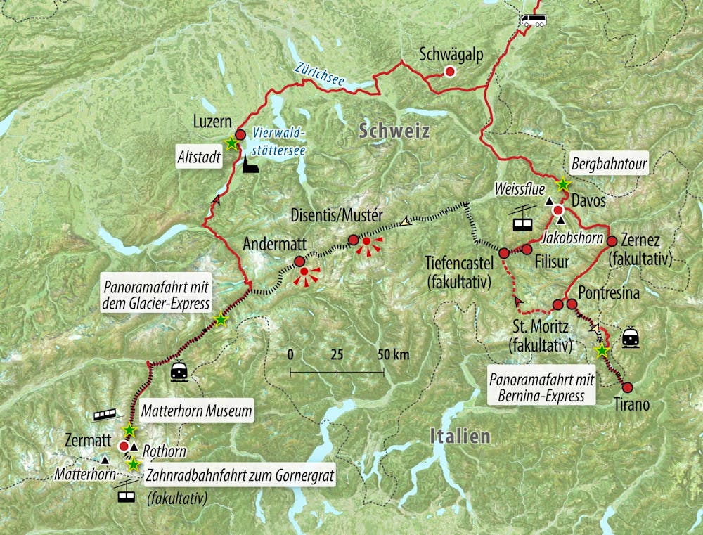 Ihre Reiseroute – © Eberhardt TRAVEL