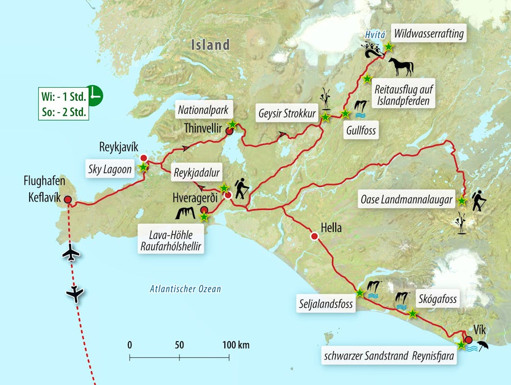 Ihre Reiseroute – © Eberhardt TRAVEL