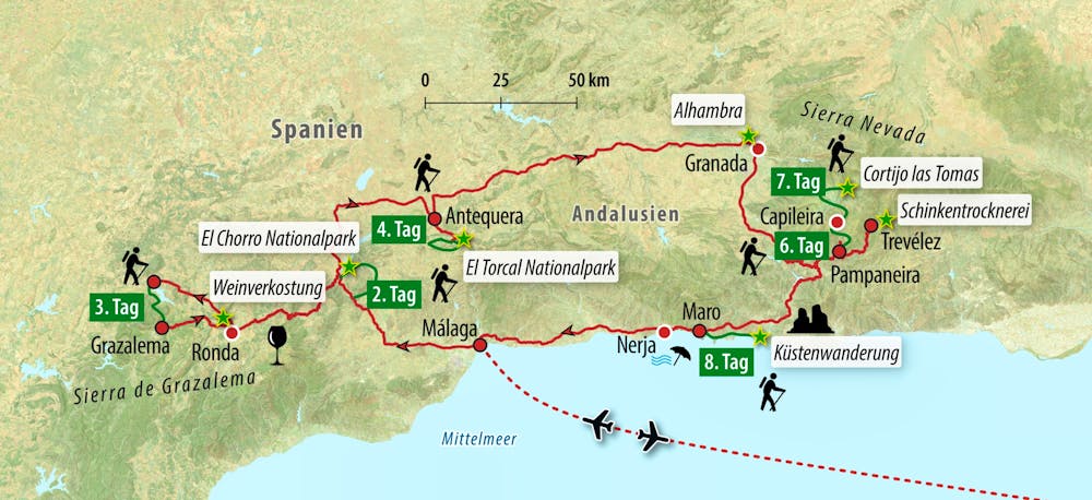 Ihre Reiseroute – © Eberhardt TRAVEL