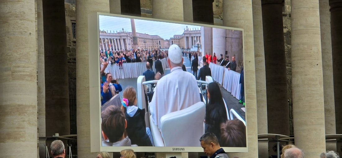 Papstaudienz auf dem Petersplatz in Rom – © Eberhardt TRAVEL