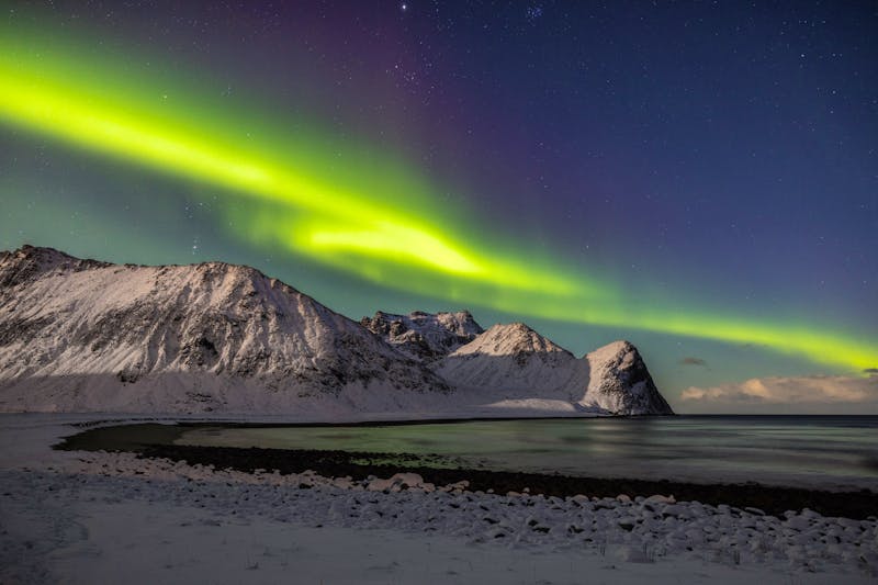 Lofoten mit Polarlicht - ©Julien Pöpper
