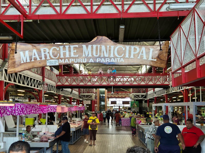 Stadtrundgang Papeete - Markthalle - ©Frank Nimschowski - Eberhardt TRAVEL