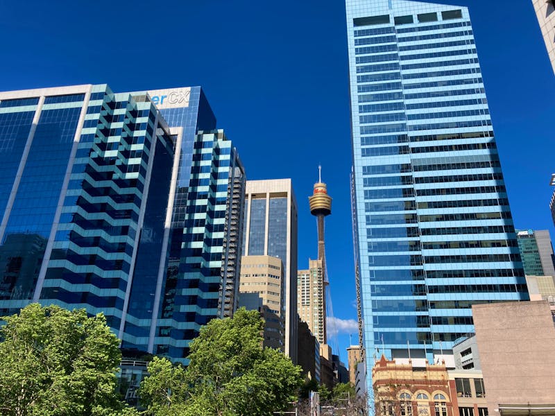 Blick zum Sydney Tower Eye - Sydney - ©Andreas Wolfsteller (Eberhardt TRAVEL)