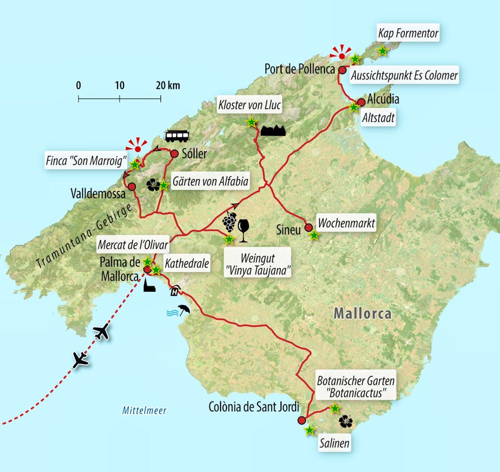 Ihre Reiseroute – © Eberhardt TRAVEL