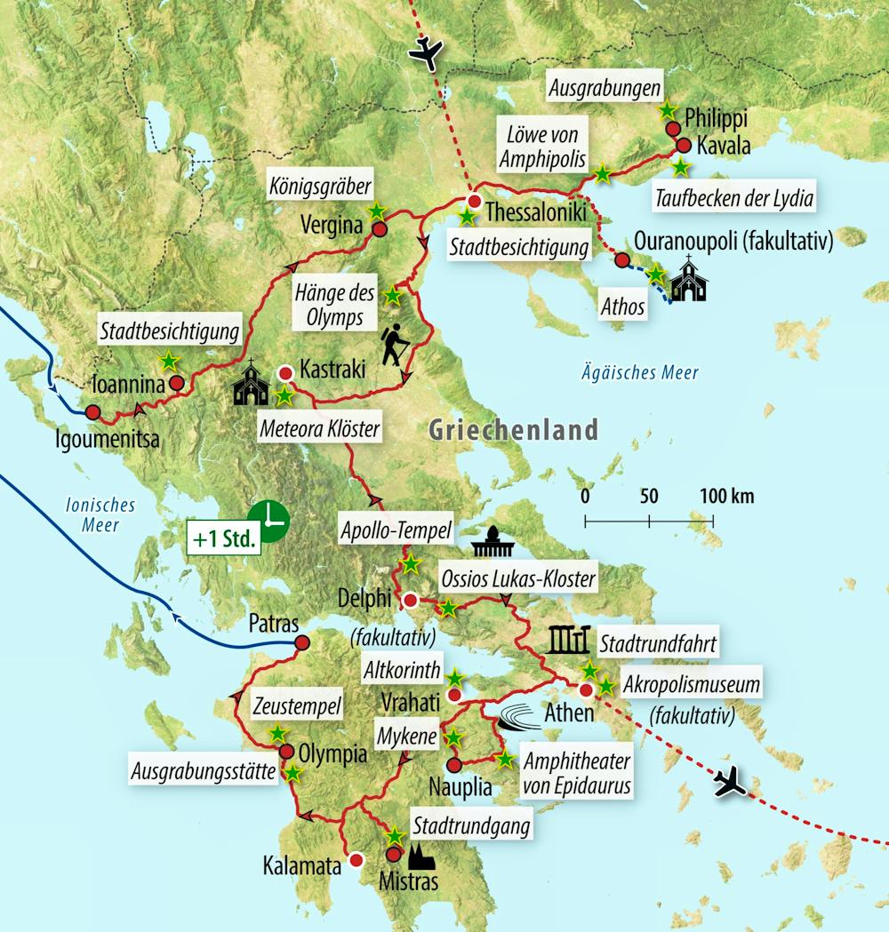 Ihre Reiseroute – © Eberhardt TRAVEL