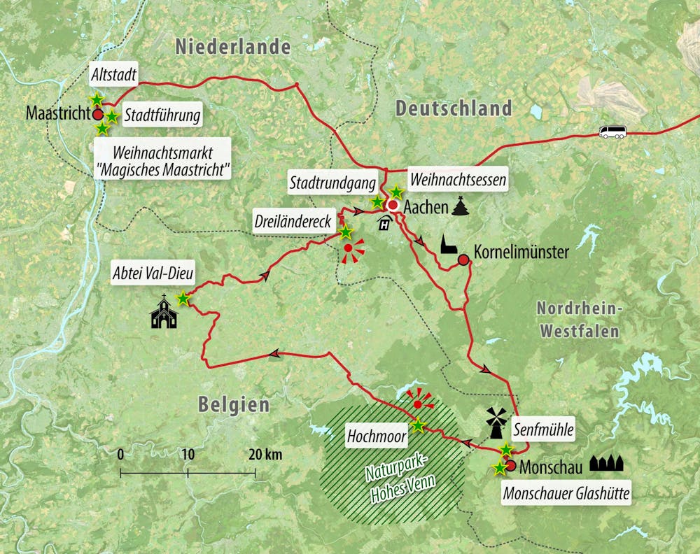 Ihre Reiseroute – © Eberhardt TRAVEL