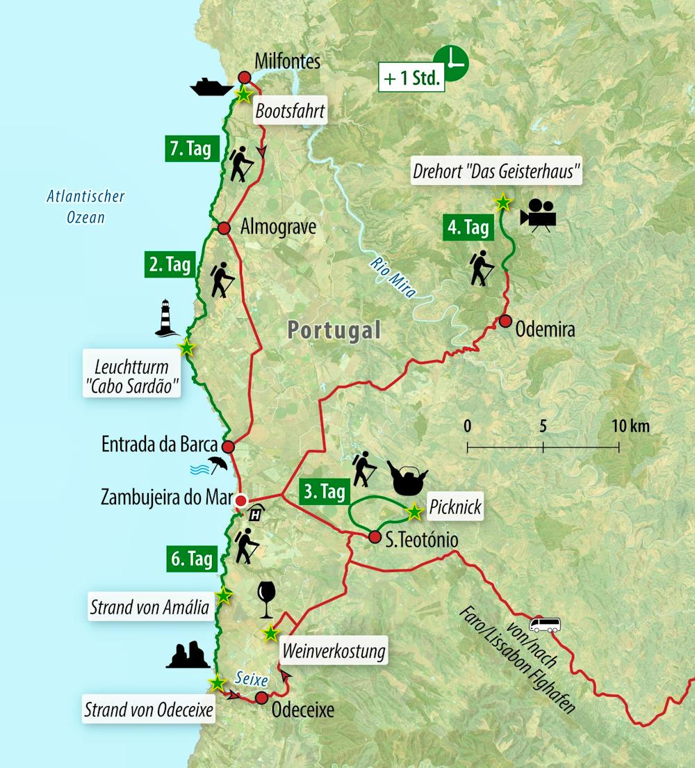 Ihre Reiseroute – © Eberhardt TRAVEL
