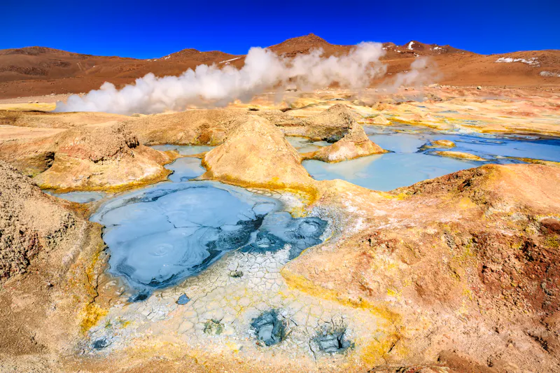 Geothermisches Gebiet Sol de Mañana in Bolivien - &copy;pwollinga - stock.adobe.com