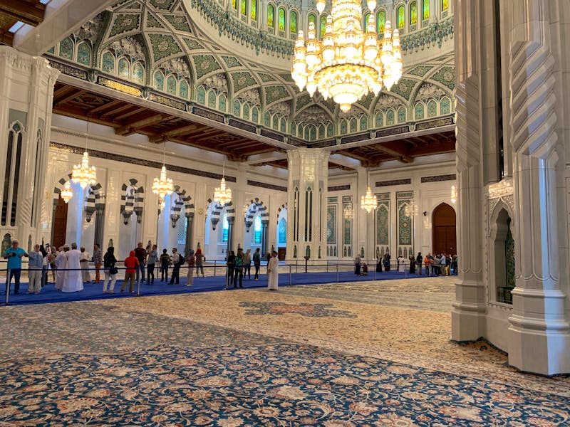 Muscat - Sultan Qaboos Moschee - ©Ralf Mehnert - Eberhardt TRAVEL