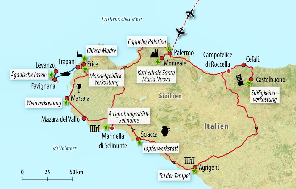 Ihre Reiseroute – © Eberhardt TRAVEL