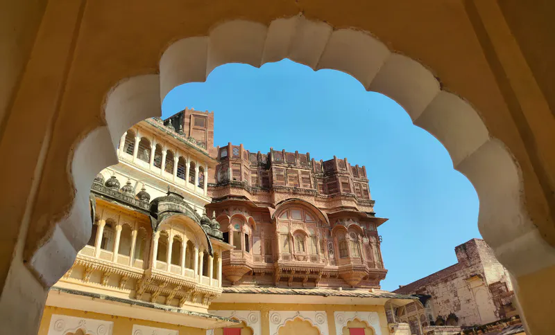 Mehrangarh Fort bei Jodhpur - Innenhof - &copy;shubham - stock.adobe.com