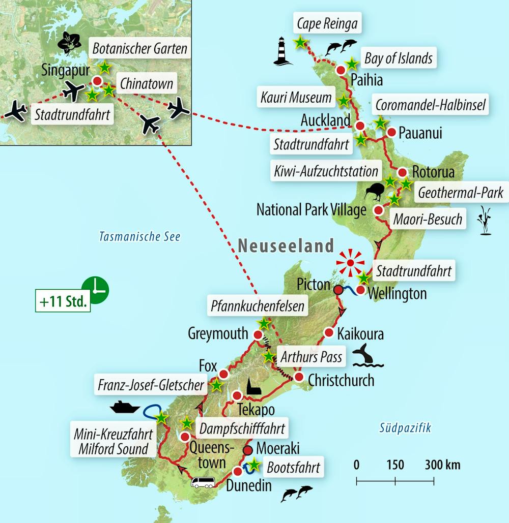 Ihre Reiseroute – © Eberhardt TRAVEL