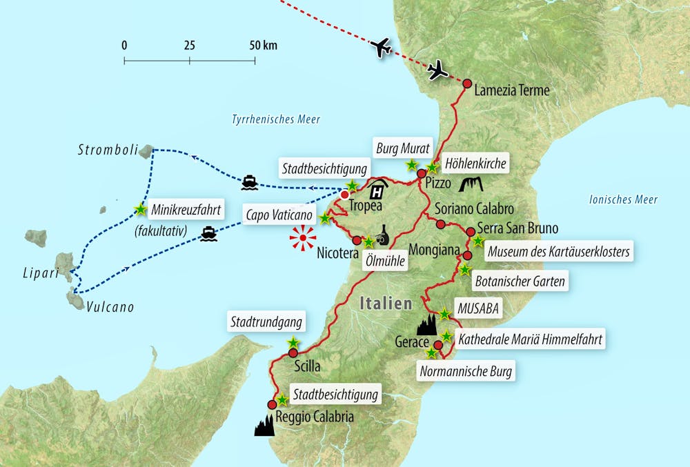 Ihre Reiseroute – © Eberhardt TRAVEL