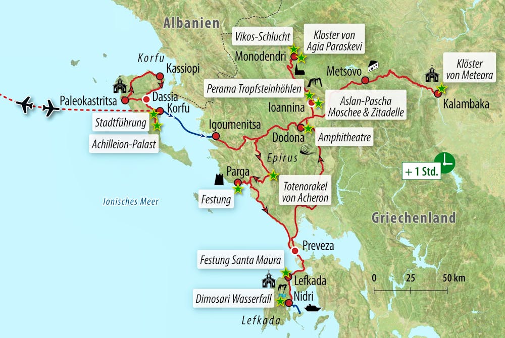 Ihre Reiseroute – © Eberhardt TRAVEL