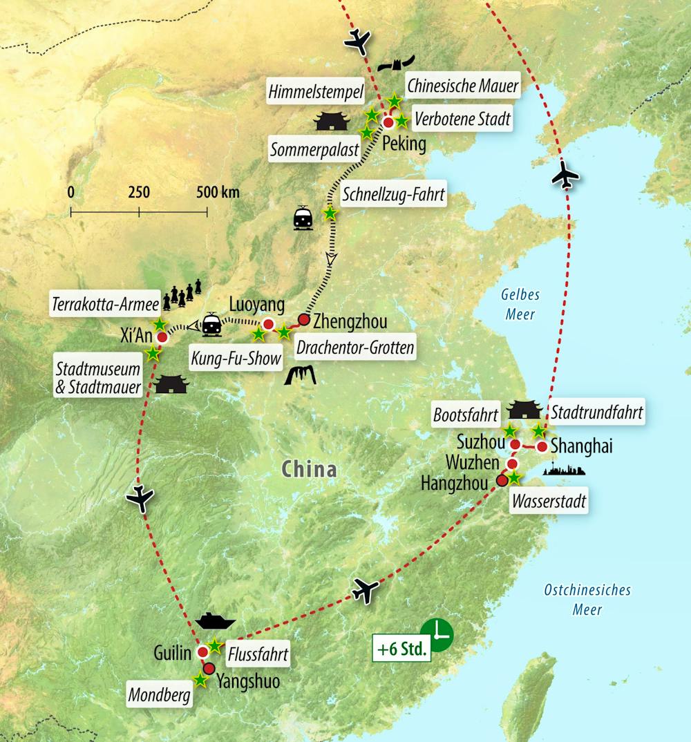 Ihre Reiseroute – © Eberhardt TRAVEL