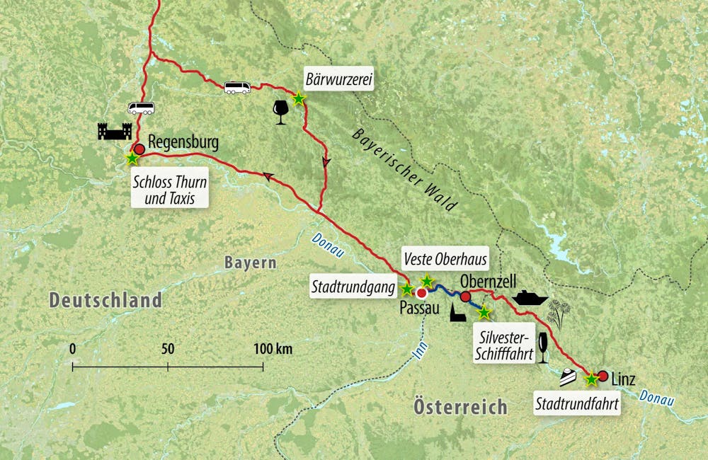 Ihre Reiseroute – © Eberhardt TRAVEL