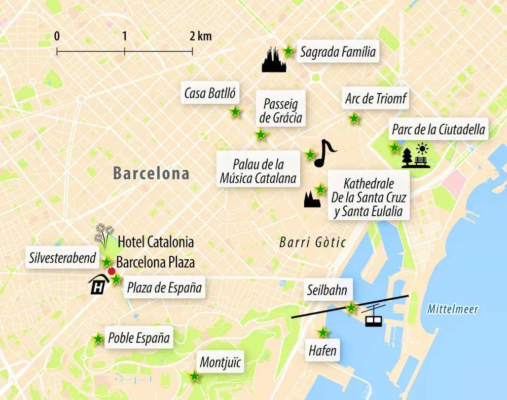 Ihre Reiseroute ES-YYYBCP  &ndash; &copy; Eberhardt TRAVEL