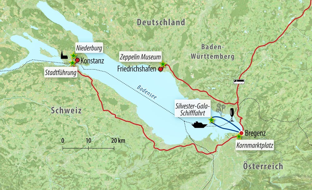 Ihre Reiseroute – © Eberhardt TRAVEL