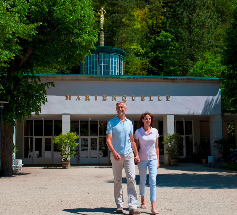 Marienquelle im  Kurpark Bad Elster - &copy;Christoph Beer - Tourismus Bad Elster 