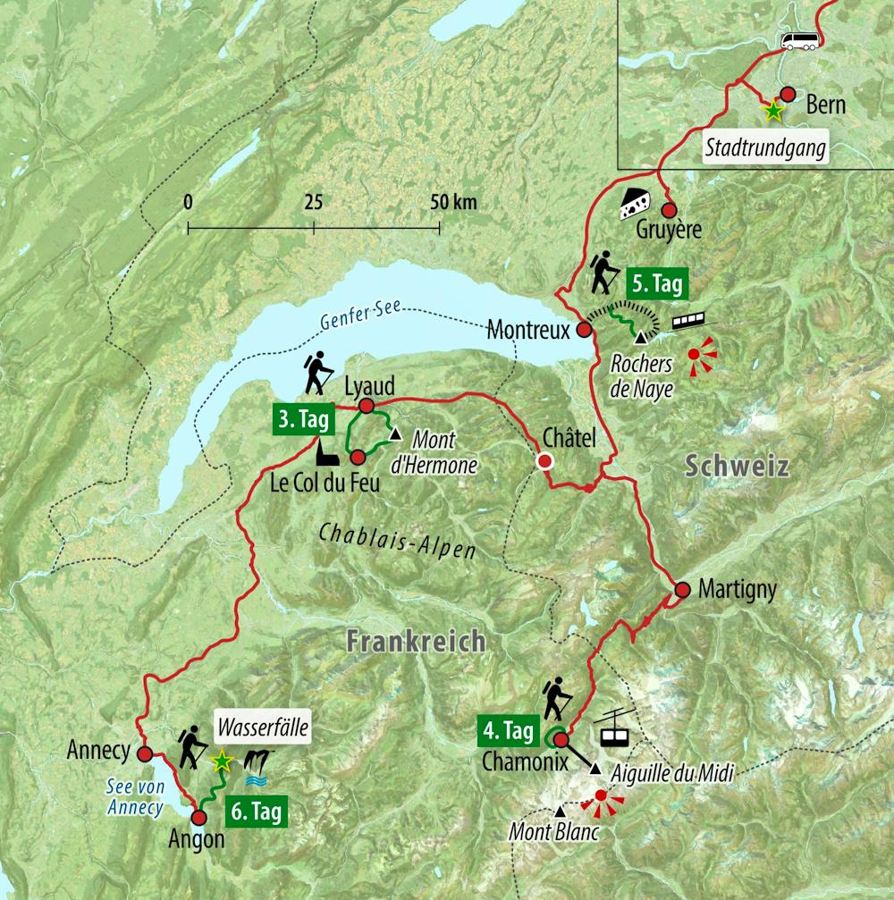 Ihre Reiseroute – © Eberhardt TRAVEL
