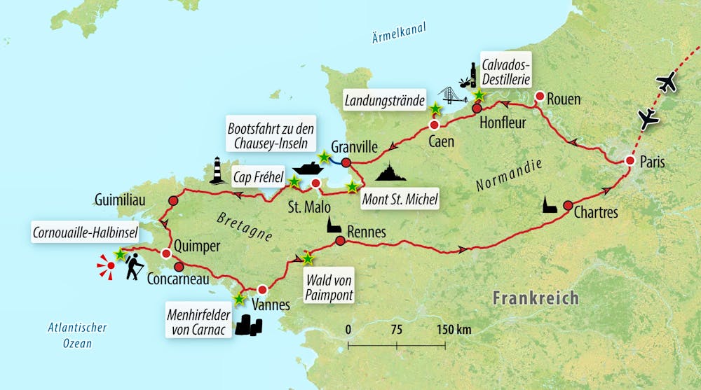 Ihre Reiseroute – © Eberhardt TRAVEL