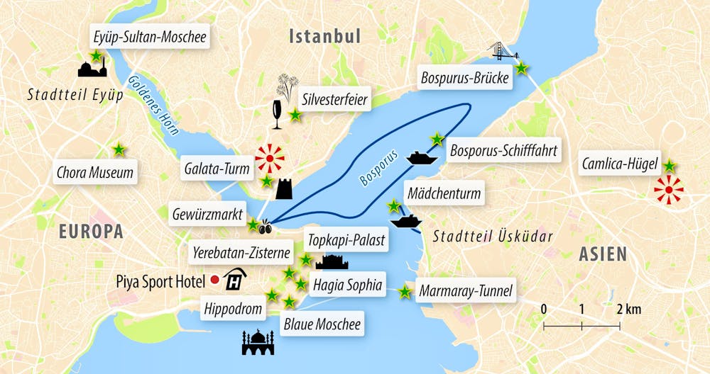 Ihre Reiseroute TR-YYIST – © Eberhardt TRAVEL
