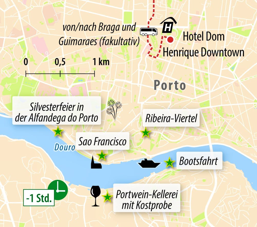 Ihre Reiseroute PT-YYPOR – © Eberhardt TRAVEL