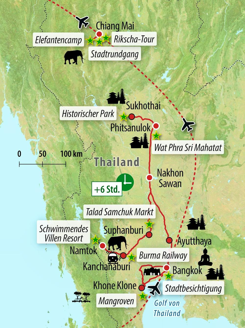 Ihre Reiseroute – © Eberhardt TRAVEL