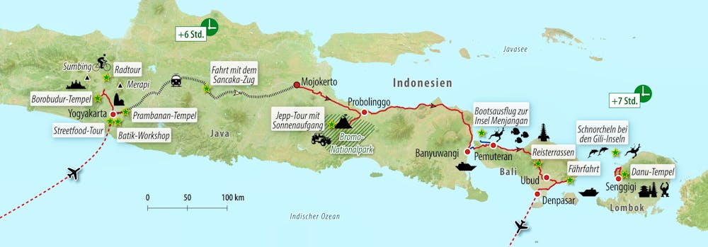 Ihre Reiseroute – © Eberhardt TRAVEL