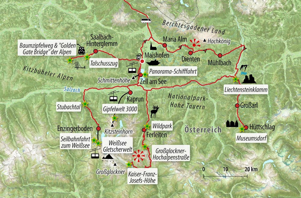 Ihre Reiseroute – © Eberhardt TRAVEL