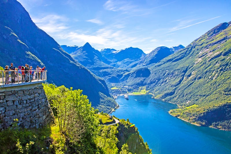 Aussichtspunkt Örnesvingen am Geirangerfjord  - ©tmag - stock.adobe.com