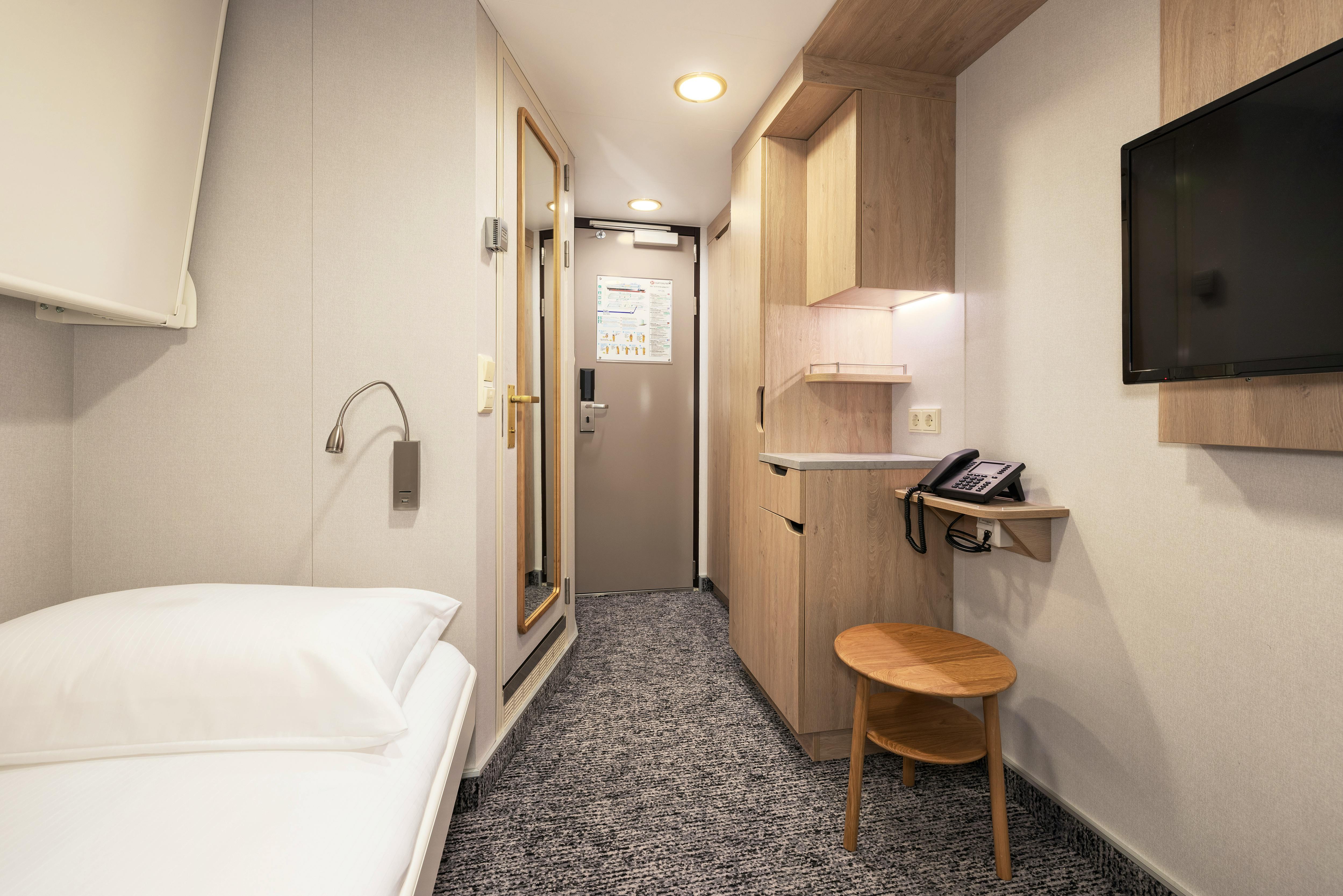 MS Finnmarken Kabinenbeispiel&nbsp;&ndash;&nbsp;&copy;&nbsp;www espenmills no